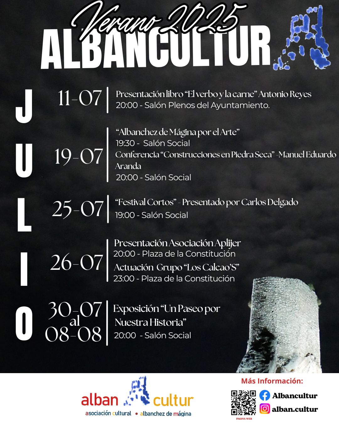 Actividades Albancultur Julio - Agosto
