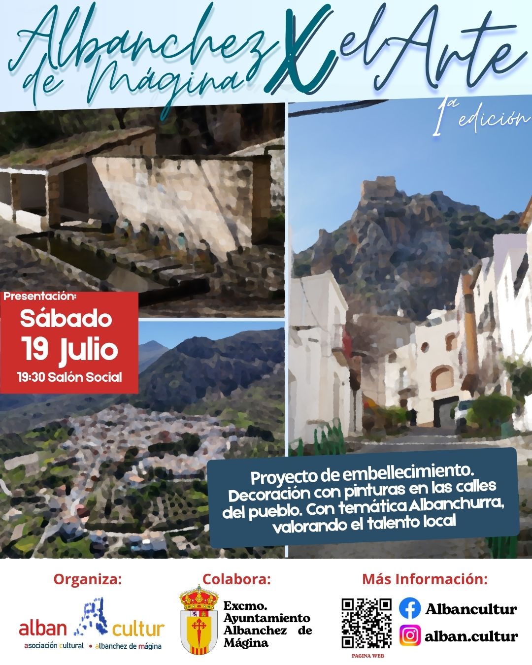 Eventos Sábado 19 de Julio. Verano Albancultur 2025.